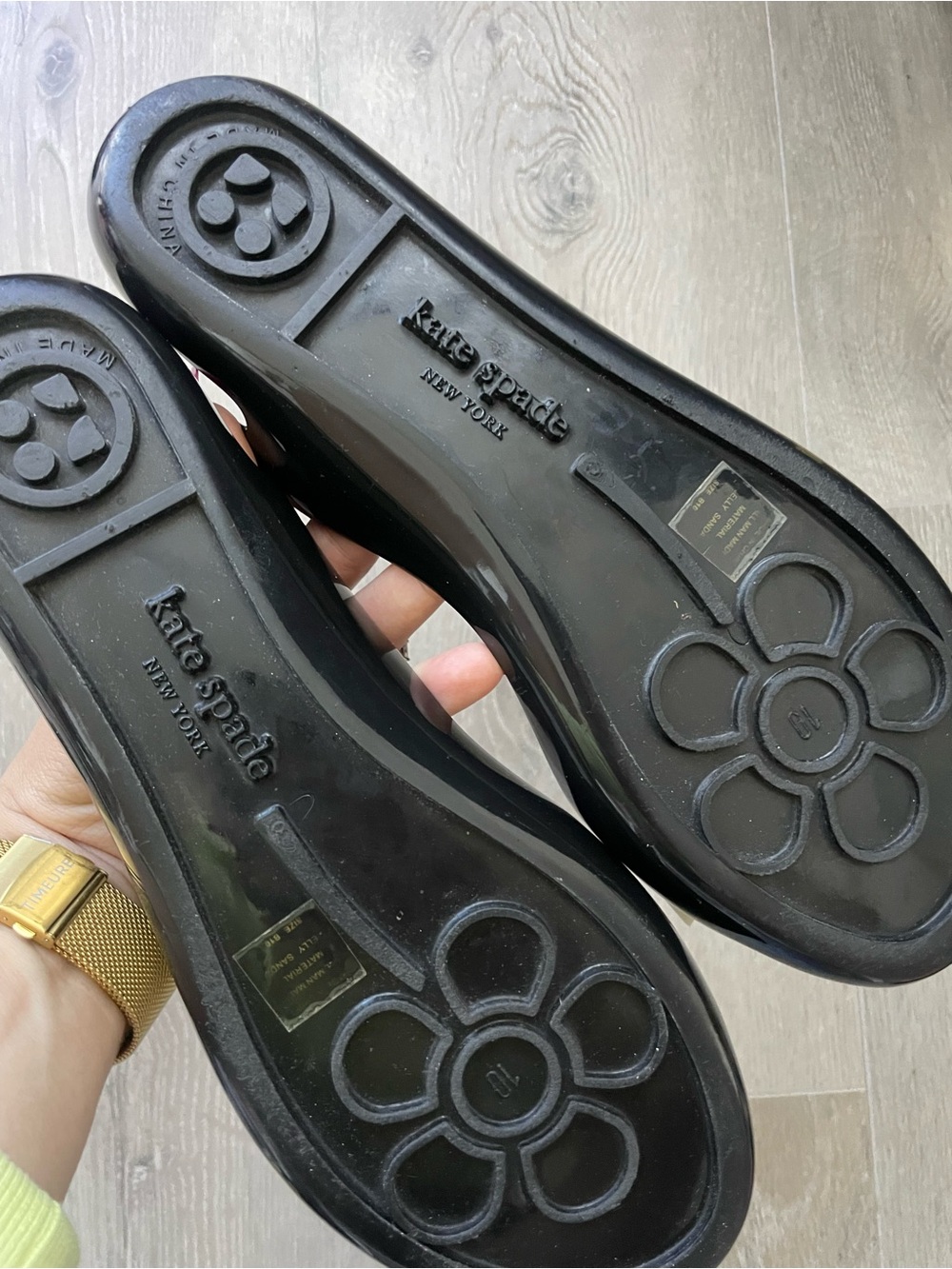 Kate spade jelly bow sling back flat sandals - Picture 8 of 8
